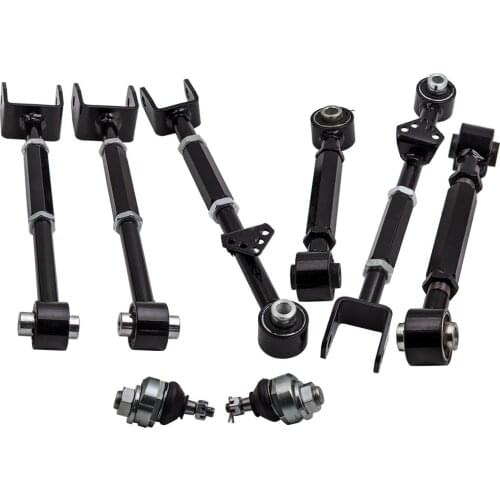 6Pcs Rear Camber Control Arms Toe Kit For Honda Accord Front Ball Joint 2008-2013