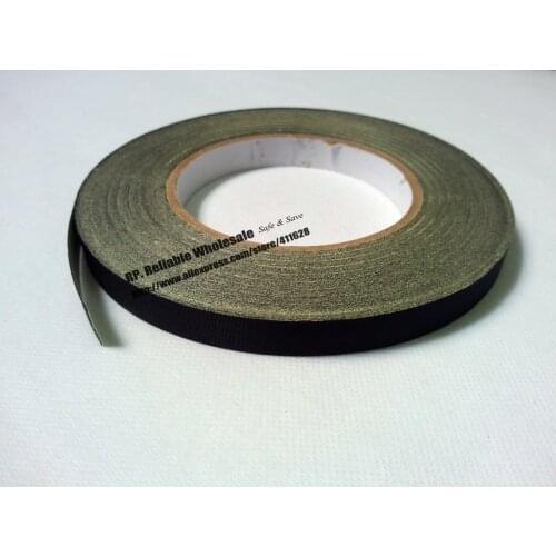9mm*30M) Black Cloth Black Glue, Adhesive Acetate Tape Insulating for Laptop, GPS, Tablet, Phone Repair