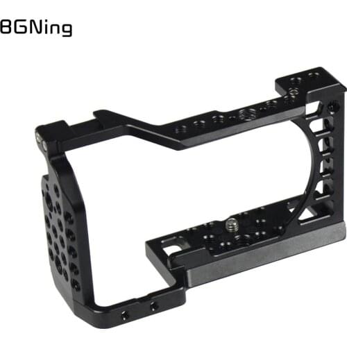 CNC Aluminum Camera Cage for SONY a6500/a6000/a6300/a6400/a6500 DSLR Protecting Case Mount Expansion Cover Quick-Rease Plate Kit