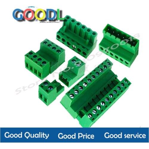Solder-free butt connection 2EDG 5.08mm plug-in type 2EDGRK5.08 pluggable green terminal 2p/3/4/5/6/7/8/10P