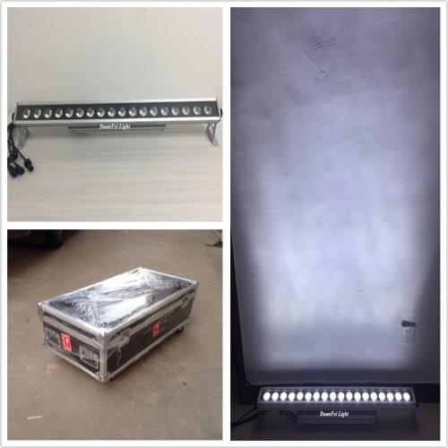 Case)8lots ip65 aluminium led wall washer rgbw wash wall light wedding church decoration dj wall wash 18x10w
