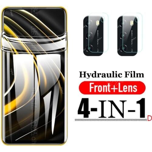 Screen protector for Xiaomi Poco M3 hydrogel film protective on for Xiaomi poco m3 m 3 pocom3 POCOM 3 6.53" glass film