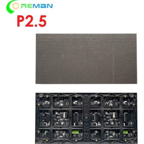 Good price p2.5 indoor led module 320mm x 160mm 128x64 pixel , HD led screen module p2.5 160x320mm hub75 rgb led matrix