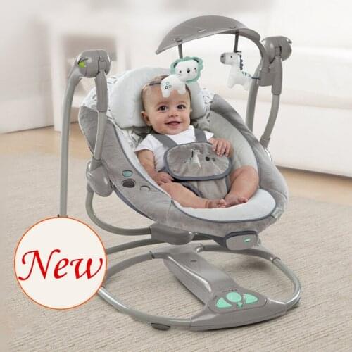 Plus Size Moonlight Baby Sleeper Baby Swing Electric Cradle Rocking Chair Vibration with Music