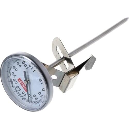 Stainless Steel Kitchen Espresso Coffee Milk Frothing Thermometer Clip Craft New