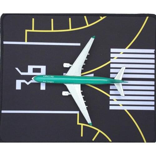 1/400 Airport Passenger aircraft runway model airliner Airbus Boeing plane model aircraft scene display Available mouse pad mat