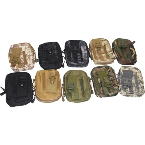 New Outdoor Tactical Phone Pouch Hunting Airsoft Molle Hip Waist Belt Clip Bag Wallet EDC Gadget Pouch Tool Dump Drop Bag Holder