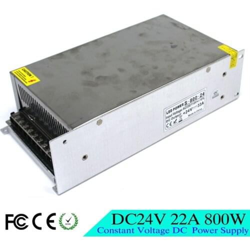 Single Output DC24V 33A 800W Switching Power Supply AC DC 24V Converter Voltage Transformer 110V 220V SMPS for LED Strip light