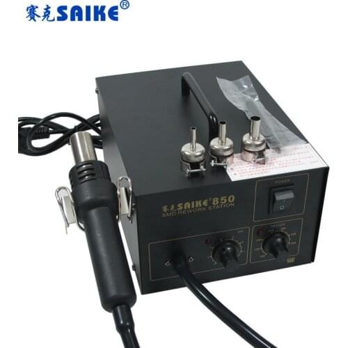 SAIKE 850 Hot air gun Soldering station Hot air desoldering station 220V