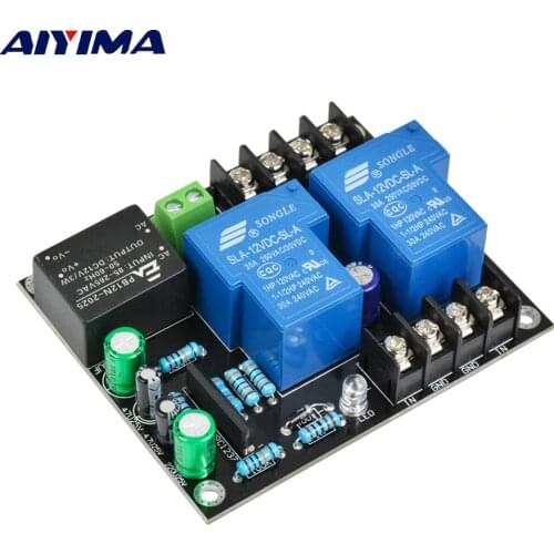 AIYIMA UPC1237 900W 2.0 Speaker Protection Board 2 Channels AC 85-265V DC Protection power on delay board for Speaker Amplifier