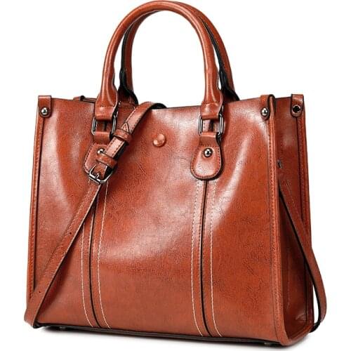 Handbag Leather woman designer handbags high quality brand Cowhide Genuine Leather Handbags women messenger bags bolsa feminina