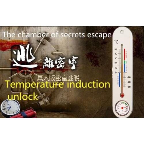 Takagism adventure game real life human chamber room escape prop live secre Game product props Unlocking of temperature organs
