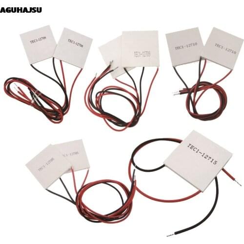 TEC1-12705 Thermoelectric Cooler Peltier TEC1-12706 TEC1-12709 TEC1-12710 TEC1-12715 40*40MM 12V Peltier Elemente Module