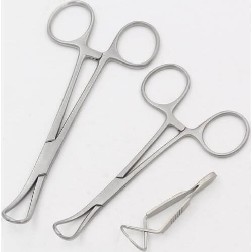High quality stainless steel towel pliers fixed cloth towel pliers gauze pliers grasping pliers medical surgical instruments too