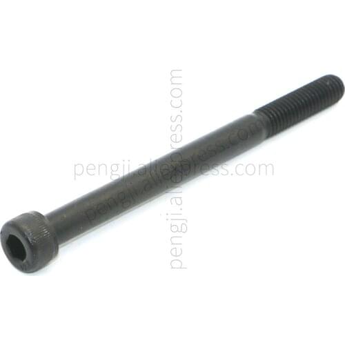 10PCS M8 - 1.25 x 100mm Socket Head Cap Screws Metric, Allen Socket Drive, 12.9 Grade Alloy Steel, DIN 912, Black Oxide Finish