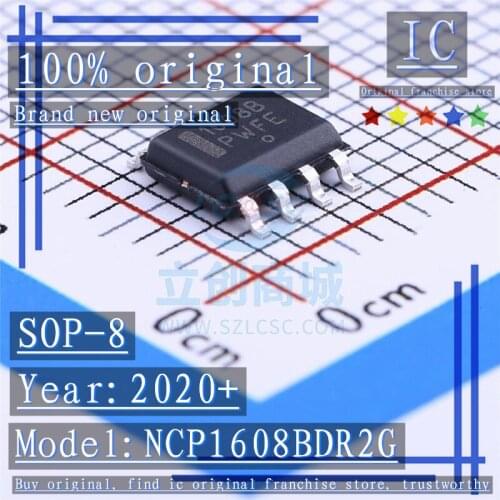 2020+100% Brand new original 5PCS-20PCS NCP1608BDR2G 1608B SOP-8 LCD power management chip