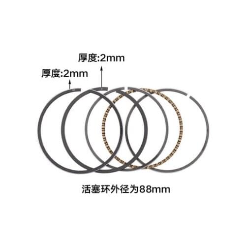 88MM GENERATOR PISTON RING SET FOR HONDA GX390 EC6500 E* 6500 188F 5kw TILLER WATER PUMP PISTON RINGS REPL. # 13010-Z7E-801