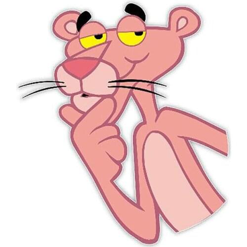 Car sticker decoration motorcycle Decal cartoon Pink Leopard Decal decoration accessories color Decal PVC, 13cm * 11cm