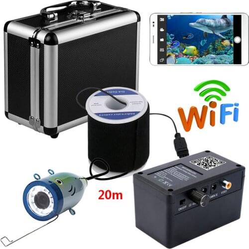 GAMWATER HD Wifi Wireless 20M 30M 50M Underwater Fishing Camera Video Recording For IOS Android APP Supports Video Record