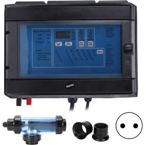 20g/h Salt Chlorinator System 100W Electronic Chlorine Generator for Pool SPA 230-240V For Pool SPA Water Treatment Simple Opera