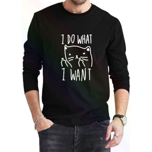 I Do What I Want Outfit Of The Day Logo T-Shirt 2021 Newest Summer Mens Long Sleeve Popular Tees Shirt Tops Novel Unisex