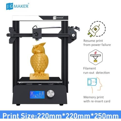 JGMAKER Magic 3D Printer Diy Kit SD Card Print Filament Sensor Built-in Power Supply 220*220*250mm Print Size RU/EU/US Warehouse