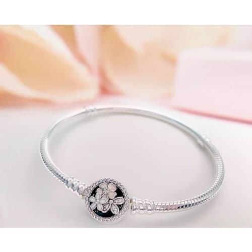 Panjia classic poem flower bloom snake bone chain bracelet Ms. bracelet basis