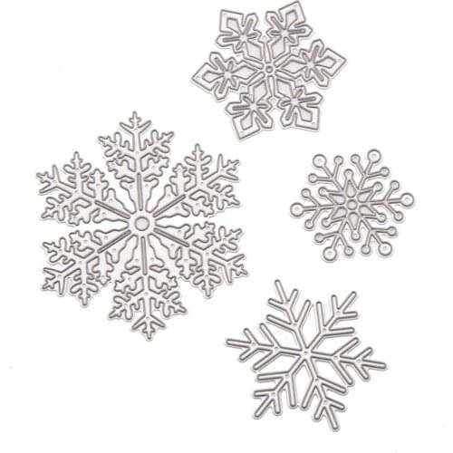 YINISE Metal Cutting Dies For Scrapbooking Stencils SNOWFLAKE DIY Paper Album Cards Making Embossing Folder Die Cuts CUT Mold