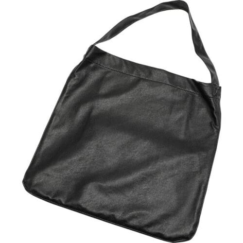 Fashionthe Simple Bag Soft Leather Handbag Casual Pu Leather Large-capacity One-shoulder Womens BagSolid Color Free Shipping