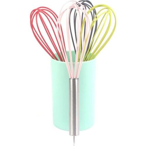 Newest Handle Egg Beater Rotatable Egg Beaters Whisk Cook Tools Kitchen Blender Washable Egg Mixer Wedding Gifts 10Pcs/Lot