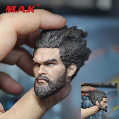 New 1/6 Man Head Sculpture Floating Hairstyle Suitable for Strong Muscles High quality In Stock