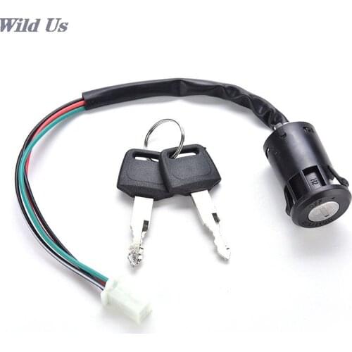New 1pcs Universal Motorcycle Ignition Switch Key For Honda For Hensim For Alien Motors