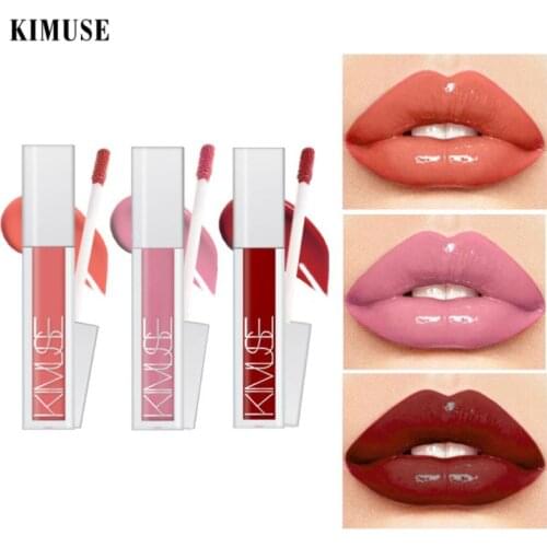 New Lip Glaze Velvet Matte Air Lip Glaze Set Lip Gloss Lipstick Keep 24 Hours Makeup Lipgloss Sexy Liquid Lipstick TSLM1