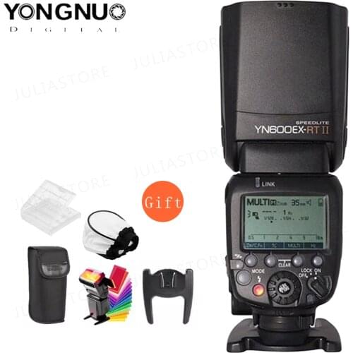 Original YONGNUO YN600EX-RT II 2.4G Wireless HSS 1/8000s Master TTL Flash Speedlite for Canon Camera as 600EX-RT YN600EX RT II