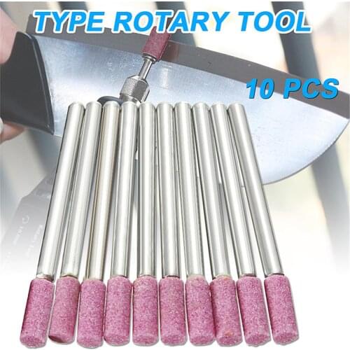 Wholesale price 10pcs/set polishing rack grindstone rotary tool chain saw Dremel HQ sharp