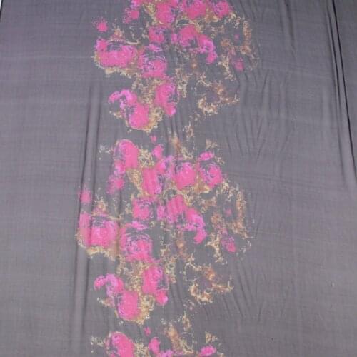 Silk fabric printed silk chiffon fabric for silk dress