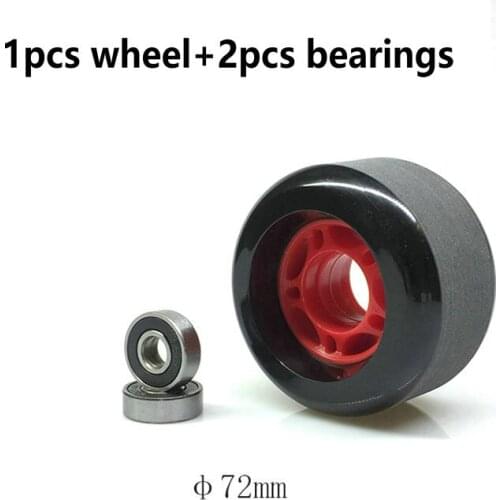 Skateboard Wheel Grinding Wheel Skateboard Accessories 53mm PU Pouring Wheel 72mm Longboard Wheels Bearings Dropshipping
