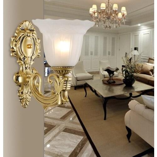Modern fashion golden wall lamps led lamps living room dining room wall lamp E27 led light wall light led lustre Wall lamps