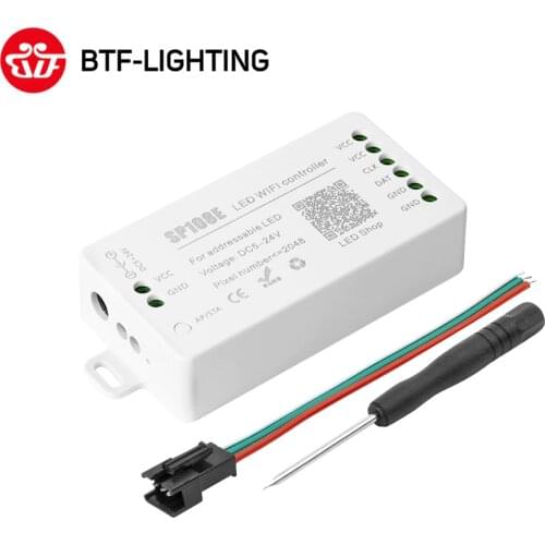SP108E LED Wifi Magic Controller WS2812B WS2813 Etc LED Strip Module Light Smart APP Wireless Control IOS 10/Android 4.4 DC5-24V