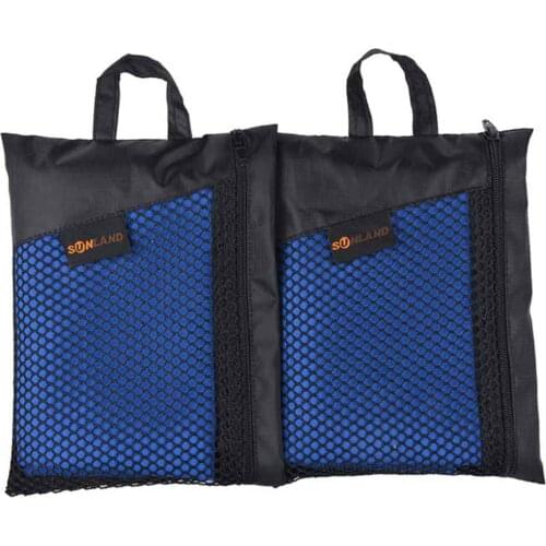 2pack 40.7cmx81.3cm Sunland Microfiber Ultra-compact & Fast Drying Travel SPA Yoga Towels Outdoors Towels