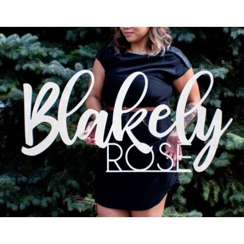 Custom Wood Name Sign nursery baby decor first middle name personalized baby shower gift reception bridal shower rustic