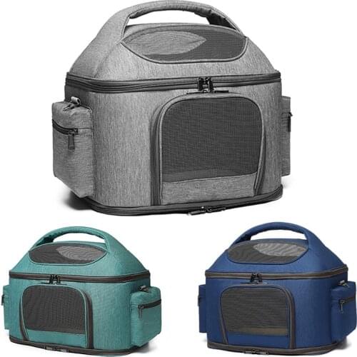 Pet Shoulder Bag Breathable Pet backpack Folded Transporter Outdoor Travel Handbag Canvas Single Shoulder Cat Bag Sling Comfort