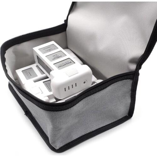 LiPo Battery Safety Bag 200x150x110mm Explosion-Proof Flame Retardan Safety Guard Fireproof Storage for Drone Quadcopter Battery