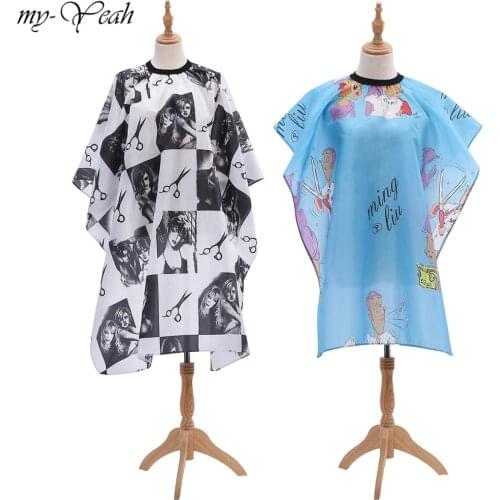 3 Styles Children&Adult Hairdressing Barber Cloth Haircut Cape Polyester Taffeta Fabric Hairdresser Apron Pro Salon Styling Tool