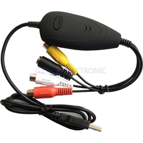 2017 EzCAP USB Video Capture Card work for windows 10 convert alog video audio to digital format via PC,Free shipping