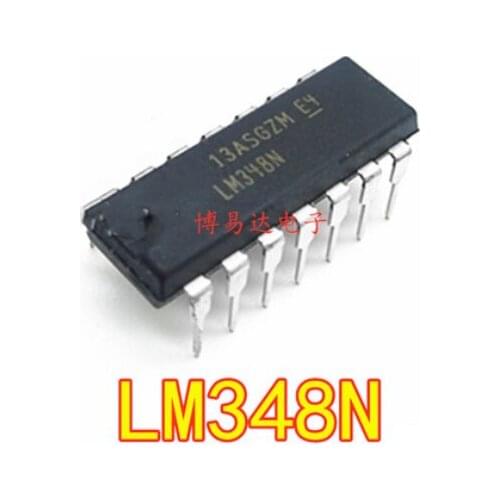 Free Shipping 50pcs LM348N LM348 DIP-14