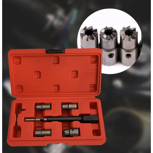 Diesel Injector Seat Cutter Remover Removal Tool Kit Voor Delphi Bosch Bmw Merc Crd Psa Ford Fiat Peugeot Cutter Cleaner Tool