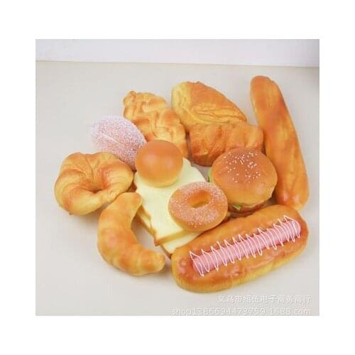 Artificial Bread Doughnuts Simulation Model Ornaments Fake Cake Bakery Room Photography Props Christmas Window Decoration