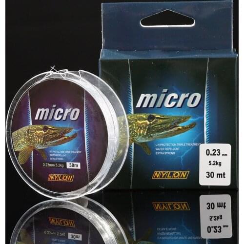 30m Mainline/Tippet Monofilament Nylon Fishing Line Japan Material Not Fishing Line Bass Carp Fish Fishing Accessories