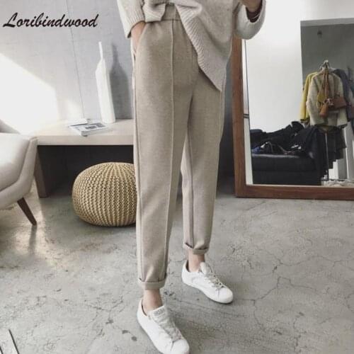 Loribindwood Women's Trousers Harem Pants